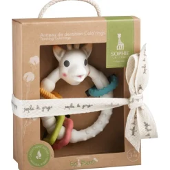 Jouets 0-2 Ans|Matières Naturelles-Sophie la girafe Anneau de dentition Colo'rings So'Pure