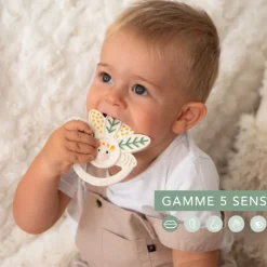 Jouets 0-2 Ans|Matières Naturelles-Sophie la girafe Anneau de dentition mille-feuille
