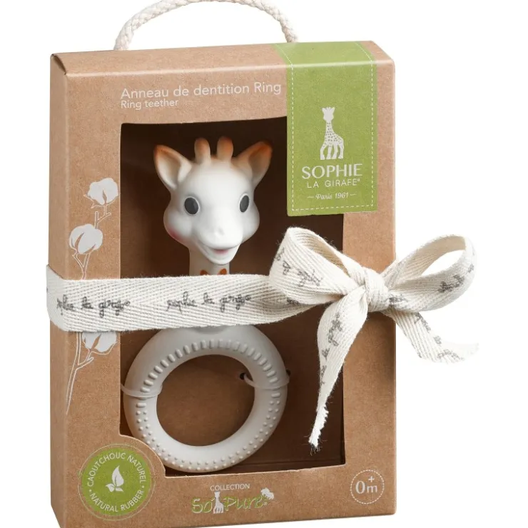 Jouets 0-2 Ans|Matières Naturelles-Sophie la girafe Anneau de dentition Ring So'Pure