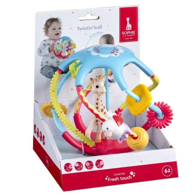 Livres Et Balles|Jouets D'Éveil-Sophie la girafe Balle d'activités twistin'ball