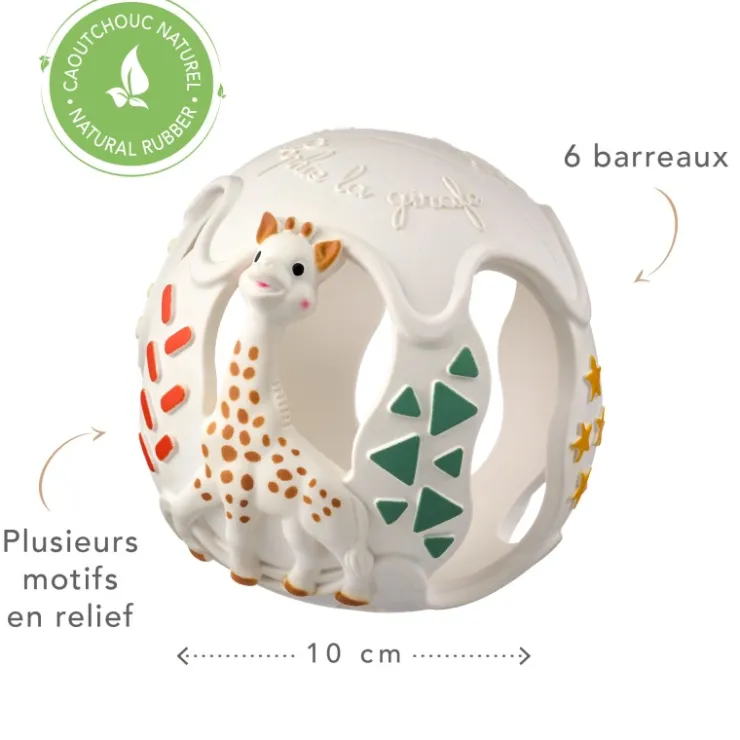 Matières Naturelles|Anneaux De Dentition À Mordiller-Sophie la girafe Balle sensorielle et de dentition