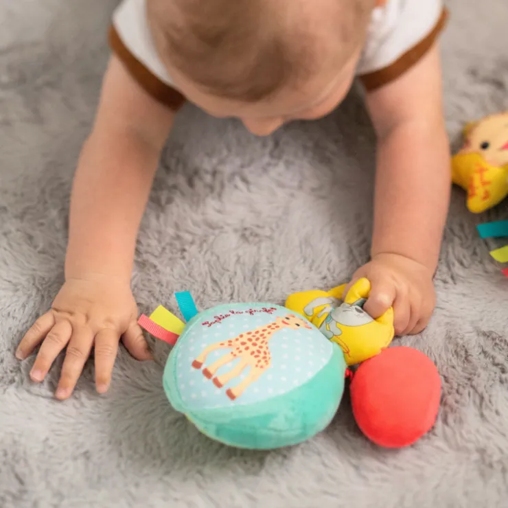 Livres Et Balles|Jouets D'Éveil-Sophie la girafe Balle vibrante et sonore