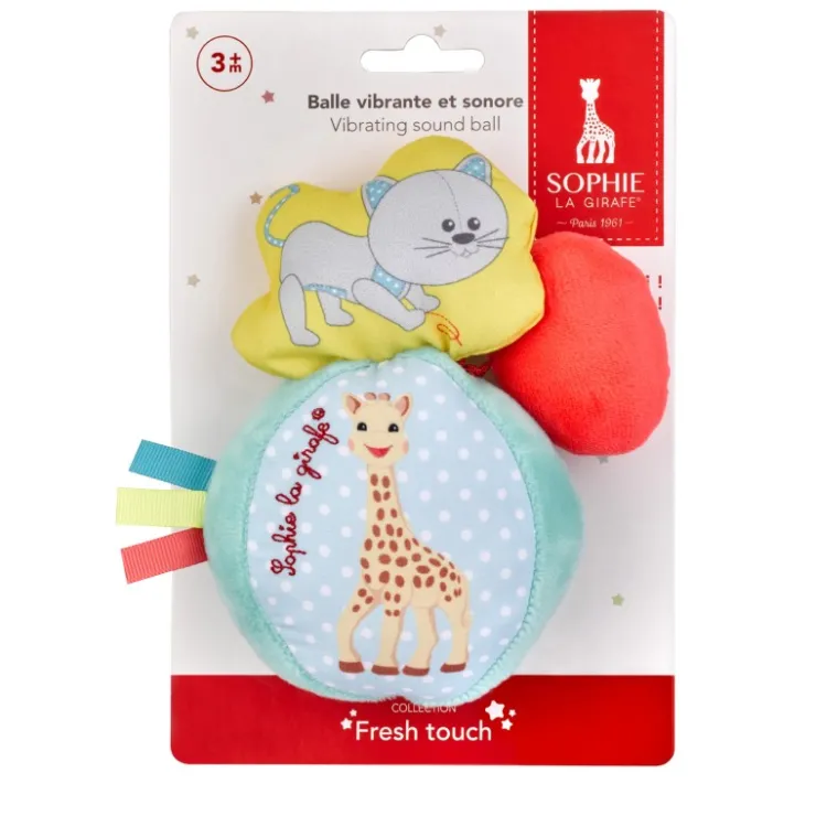 Livres Et Balles|Jouets D'Éveil-Sophie la girafe Balle vibrante et sonore