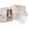 Couvertures Et Langes|Coffrets-Sophie la girafe Coffret naissance prêt à offrir et lange étoiles