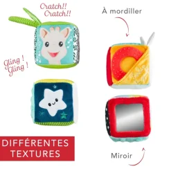Jouets D'Éveil-Sophie la girafe Cubes multi activités