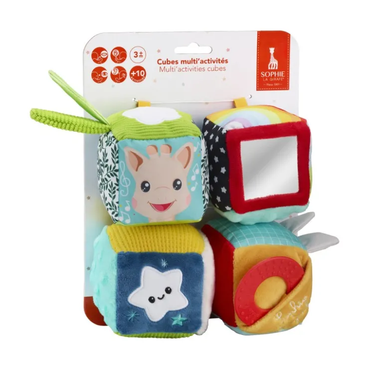 Jouets D'Éveil-Sophie la girafe Cubes multi activités