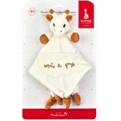 Sucettes Et Tétines|Peluches & Doudous-Sophie la girafe Doudou avec attache-sucette
