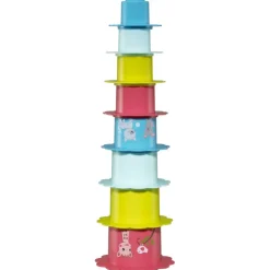 À Encastrer Et Empiler|Jouets D'Éveil-Sophie la girafe Fleurs gigognes