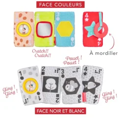 Jouets D'Éveil-Sophie la girafe Jeu de cartes sensorielles