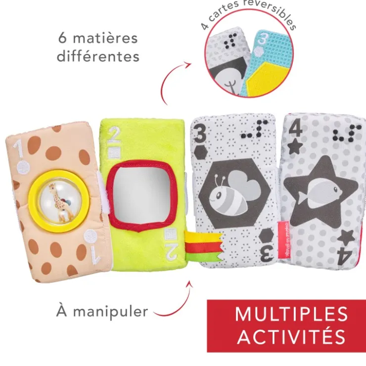Jouets D'Éveil-Sophie la girafe Jeu de cartes sensorielles