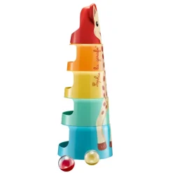 À Encastrer Et Empiler|Jouets D'Éveil-Sophie la girafe La tour géante de