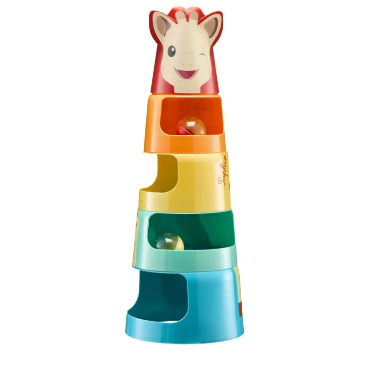 À Encastrer Et Empiler|Jouets D'Éveil-Sophie la girafe La tour géante de