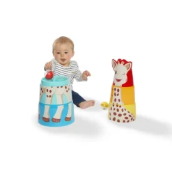 À Encastrer Et Empiler|Jouets D'Éveil-Sophie la girafe La tour géante de