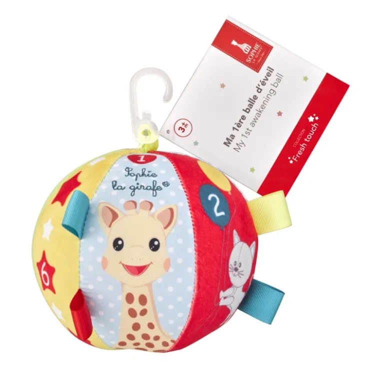 Livres Et Balles|Jouets 0-2 Ans-Sophie la girafe Ma première balle d’éveil