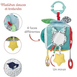Jouets D'Éveil|Jouets 0-2 Ans-Sophie la girafe Maxi cube sensoriel