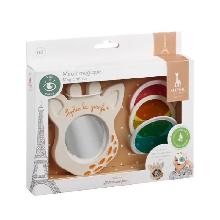 Jouets 0-2 Ans|Jouets D'Éveil-Sophie la girafe Miroir magique