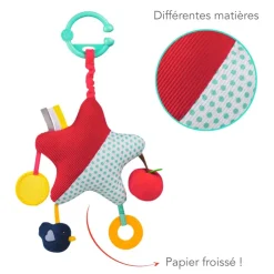 Jouets 0-2 Ans|En Voiture-Sophie la girafe Peluche Star activities