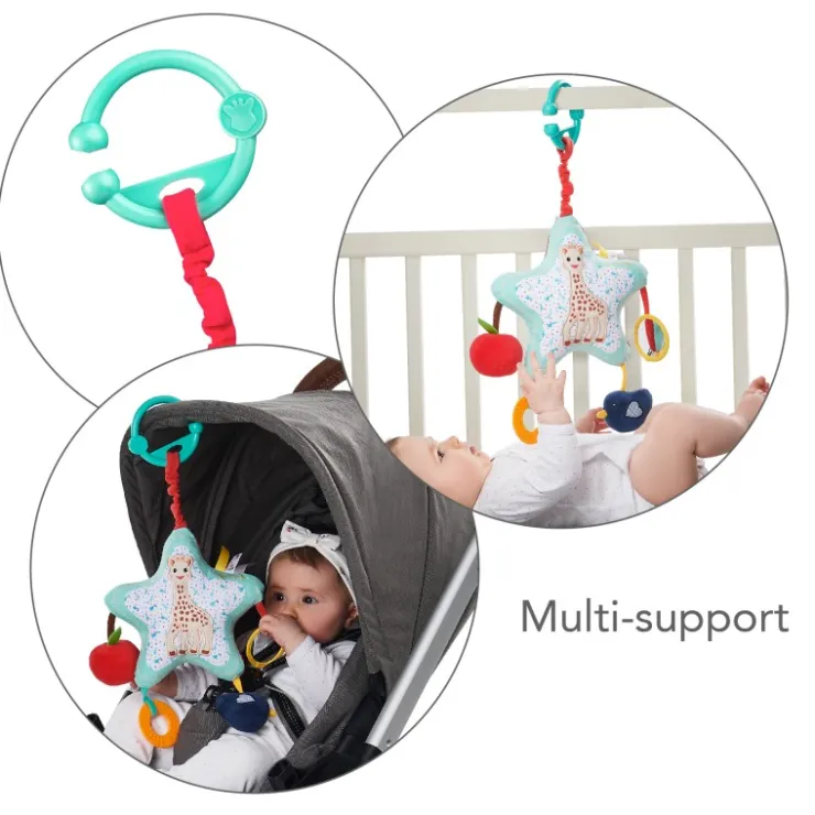 Jouets 0-2 Ans|En Voiture-Sophie la girafe Peluche Star activities