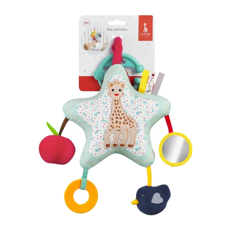 Jouets 0-2 Ans|En Voiture-Sophie la girafe Peluche Star activities