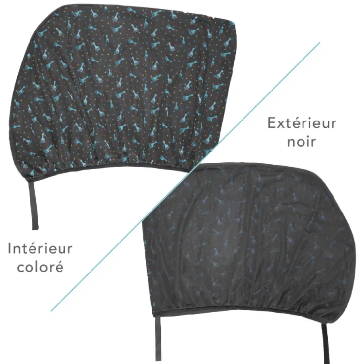 En Voiture-Sophie la girafe Set de 2 pare-soleil « chaussette »