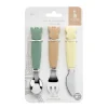 Vaisselle-Sophie la girafe Set de couverts inox et silicone