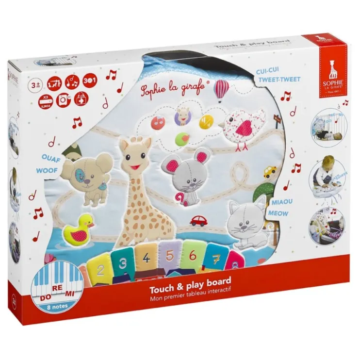 Tapis D'Éveil & Arches De Jeux|Jouets D'Éveil-Sophie la girafe Tableau d'éveil Touch & play board
