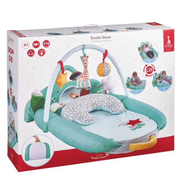 Tapis D'Éveil & Arches De Jeux|Jouets 0-2 Ans-Sophie la girafe Tapis d'éveil Evolu'Doux